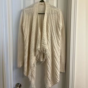 Hollister Creme Cardigan